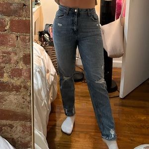 Zara mid rise jeans